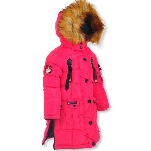 Canada Weather Gear Pink Insulated Parka Toddler - Picture 7 of 8